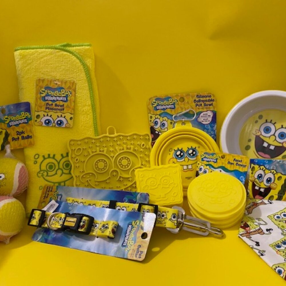 Sponge Bob Square pants Pet Set (For cats or dogs)